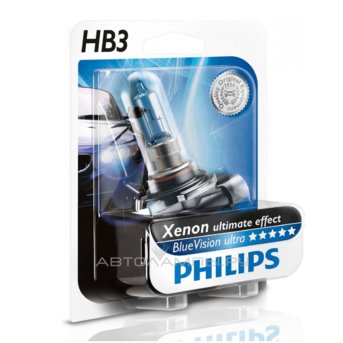 HB3 12V- 65W (P20d) (  -..) Blue Vision Ultra  (1.) 9005BVUB1 (.)
