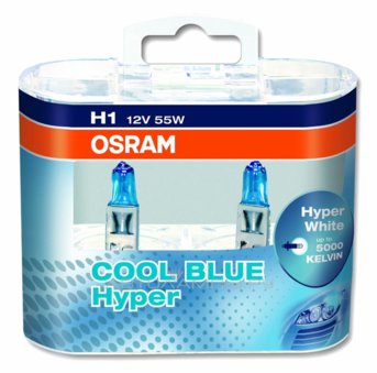 H1 12V- 55W (P14,5s) (-. ) Cool Blue Hyper (2.) DuoBox 62150CBH-HCB (.2)
